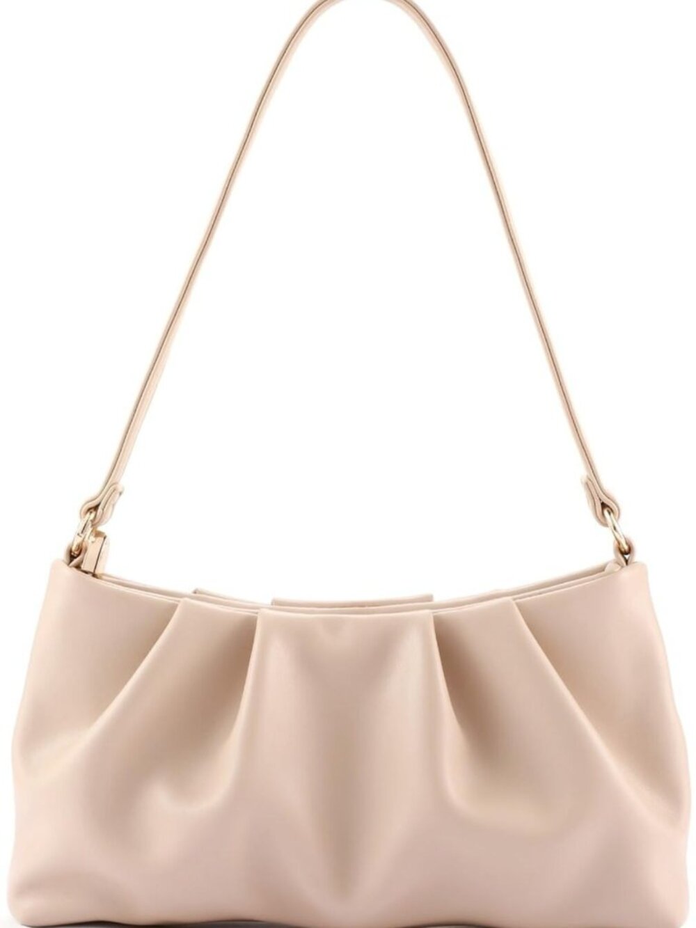 Chic Women's Pleated Evening Clutch Purse, Detachable Chain Shoulder Bag